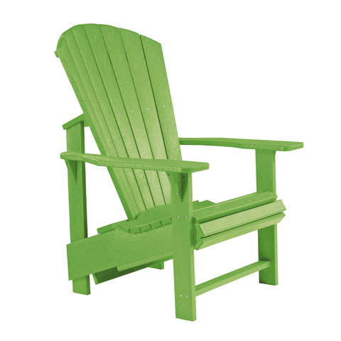 Upright plastic adirondack chair deals